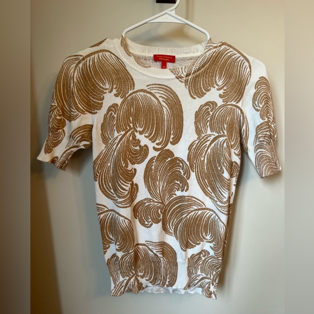 “Vivienne Westwood” Italian brand, red label XS short sleeve 100% cotton blouse!